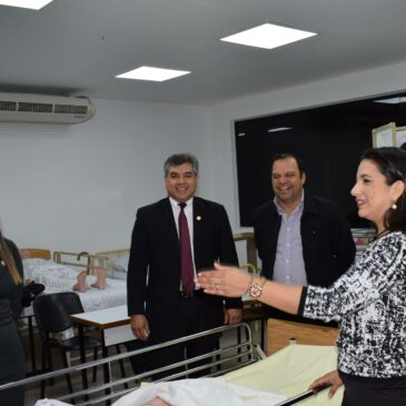 Recorrido por el Campus Universitario de Autoridades de la UNCA y el Gobernador del 5° Dpto. de Caaguazú
