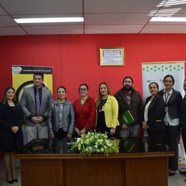 Firma de Convenio interinstitucional, entre la Facultad de Ciencias Económicas y la Fundación Paraguaya