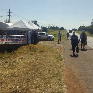 Atenciones a los Peregrinantes camino a Caacupé