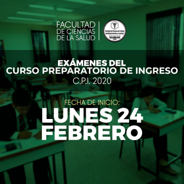 Inicio de exámenes del C.P.I 2020