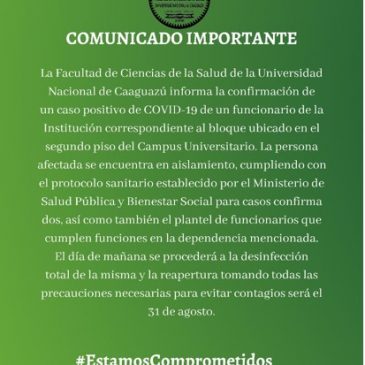 COMUNICADO IMPORTANTE