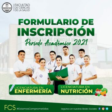 Inscripción al primer periodo lectivo 2021