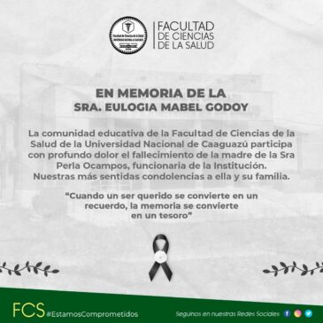 En Memoria de la Sra. Eulogia Mabel Godoy