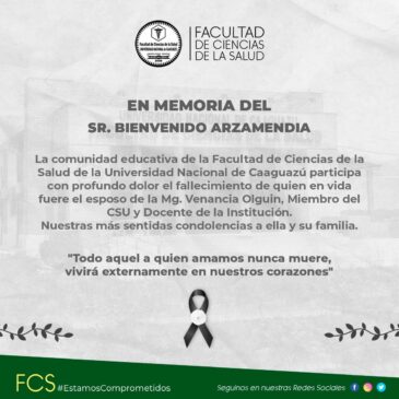 En memoria del Sr. Bienvenido Arzamendia