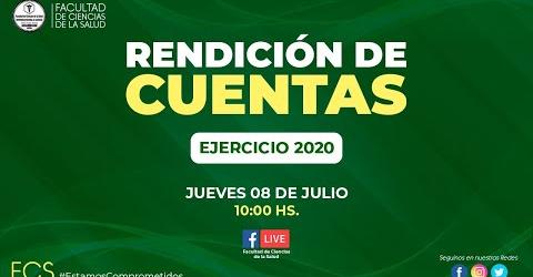 Acto de Rendición de Cuentas del Ejercicio 2020