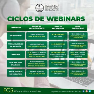 Ciclos de Webinars de Retroalimentación