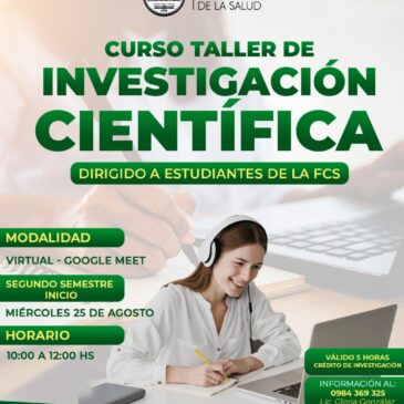 Seguimiento del taller de Investigación científica