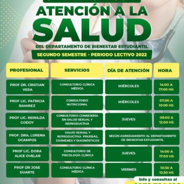 Cartera de Servicios de Bienestar Estudiantil