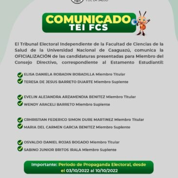 Comunicado TEI FCS