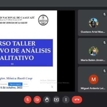 Curso Taller Intensivo de Análisis Cualitativo