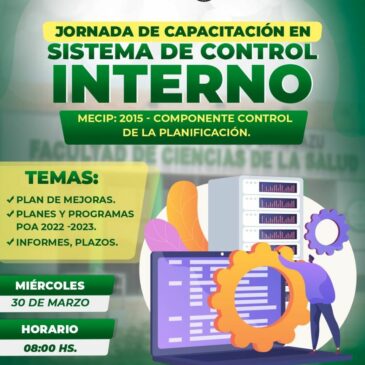 Plan de Capacitación sobre el Sistema de Control Interno Institucional – MECIP: 2015 Componente Control de la Planificación