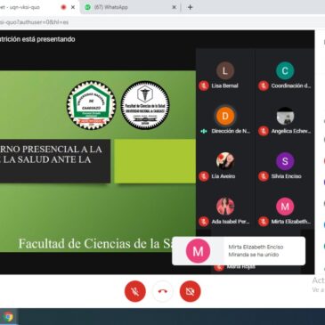 Socialización del Protocolo, Normas de Bioseguridad para el retorno presencial a la Facultad de Ciencias de la Salud ante la pandemia por el COVID-19