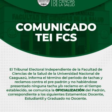 COMUNICADO TEI FCS