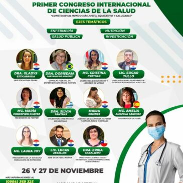 Primer Congreso Internacional de Ciencias de la Salud de modalidad virtual