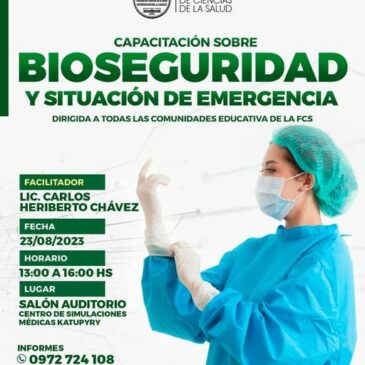 Plan de Capacitación sobre Bioseguridad y Situaciones de Emergencia