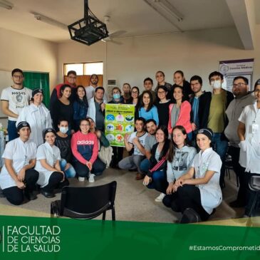 Actividades de educación sanitaria llevada a cabo por estudiantes e instructores de la Carrera de Licenciatura en Nutrición