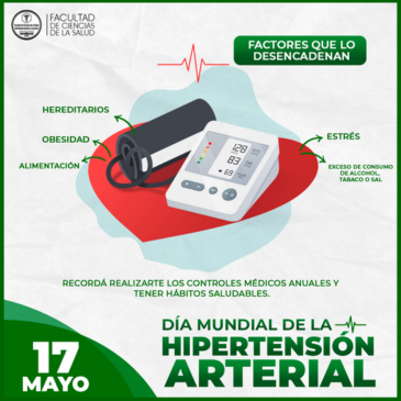 DÍA MUNDIAL DE LA HIPERTENSIÓN ARTERIAL.