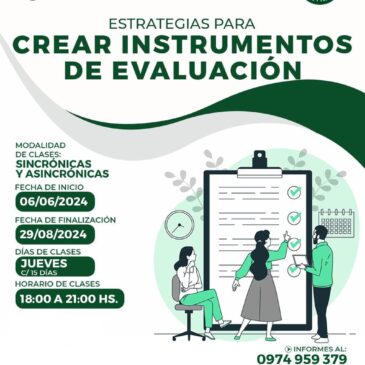 Capacitación en Estrategias para crear instrumentos de evaluación