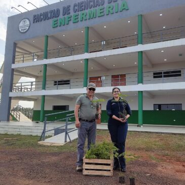 Donación de 40 plantines de Sivipiruna por parte del Área de Extensión Forestal INFONA Coronel Oviedo