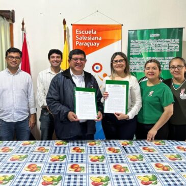 Firma de convenio Interinstitucional entre la Facultad de Ciencias de la Salud y el Instituto Agropecuario Salesiano «Carlos Pfannl».