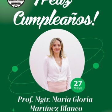Feliz cumpleaños, señora Rectora!!