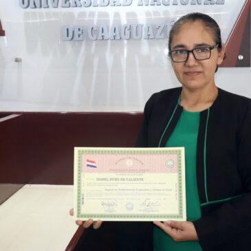 La familia de la FCSUNCA extiende sus felicitaciones a la Mgtr. Isabel Duré de Valiente, Directora de Extensión Universitaria.