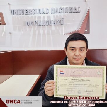 La FCS expresa sus más sinceras felicitaciones al docente Oscar Gamarra