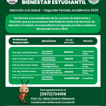 COORDINACIÓN DE BIENESTAR ESTUDIANTIL