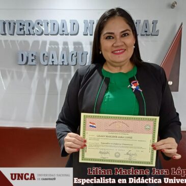 La FCS expresa sus felicitaciones a la Abg. Liliana Marlene Jara López
