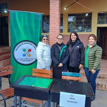 Participación del Programa Nacional de Casas de Justicia impulsado por el Ministerio de Justicia, se desarrolló una jornada en el Colegio Virgen del Carmen de Coronel Oviedo