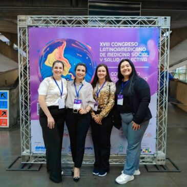Participación del XVIII Congresso de Medicina Social y Saúde Coletiva, llevado a cabo en Rio de Janeiro, Brasil.