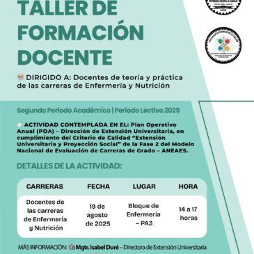 Taller «Gestión de la Extensión Universitaria: Marco Normativo y Buenas Prácticas»