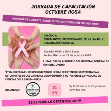 Jornada de Capacitación – Octubre Rosa