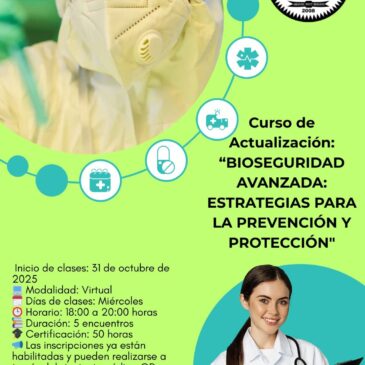 Curso de Actualización Bioseguridad Avanzada: Estrategias para la Prevención y Protección