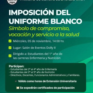 Imposición del Uniforme Blanco