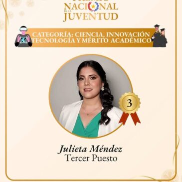 Felicitaciones a la Docente Investigador Mgtr. Julieta María Méndez