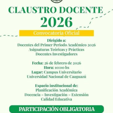 Claustro Docente 2026