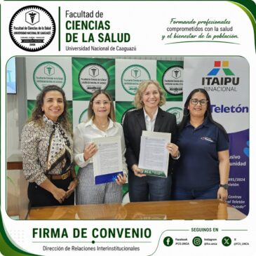 Firma de Convenio entre la Facultad de Ciencias de la Salud y la Fundación Teletón