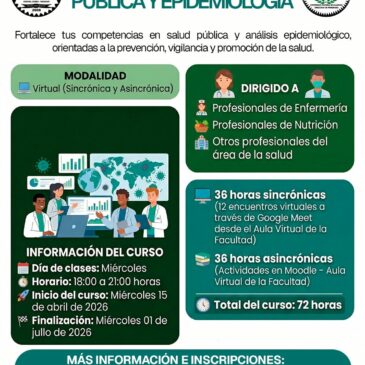 CAPACITACION EN SALUD PÚBLICA Y EPIDEMIOLOGÍA