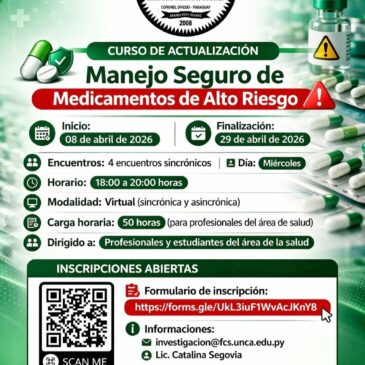 Curso Manejo Seguro de Medicamentos de Alto Riesgo